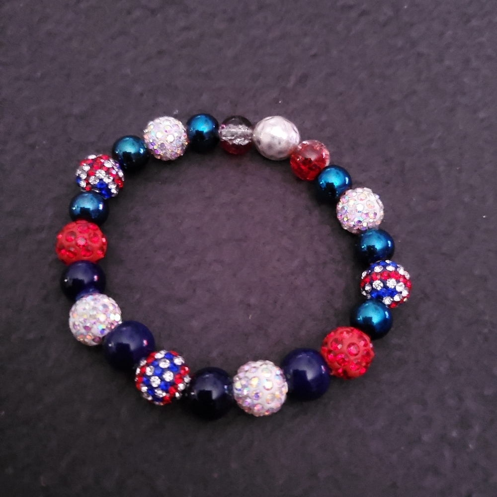 Handmade 4th of July Bracelet